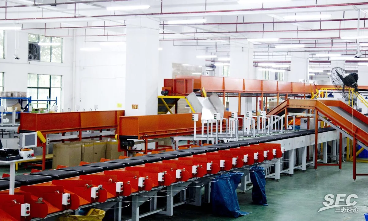 SFC automated parcel sorting and order fulfillment facility in China